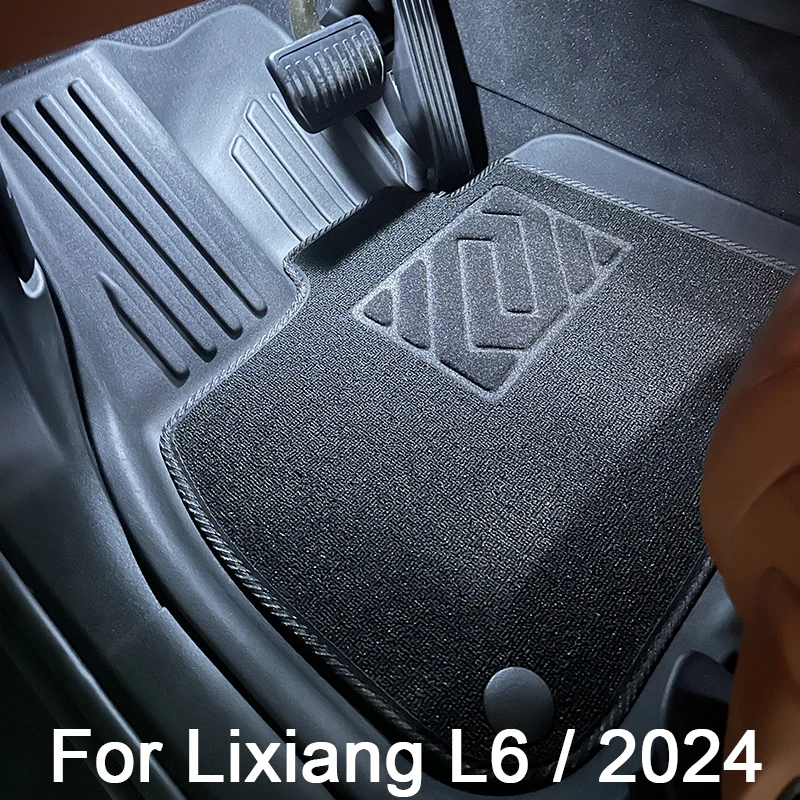 

Car Floor Mats for Lixiang L6 2024 Waterproof Non-slip Foot Pad TPE Car Carpet Floor Liners Trunk Mats Car Accessories