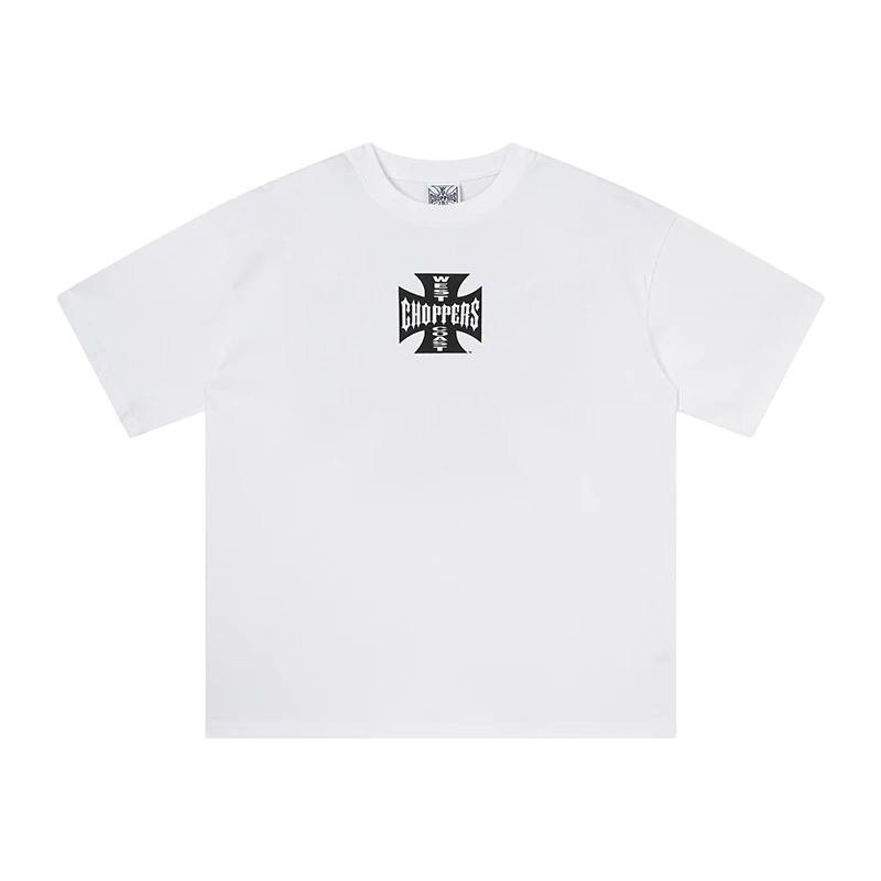 West Coast Choppers T-Shirt American Print Short Sleeve Men Women Summer Cotton Top