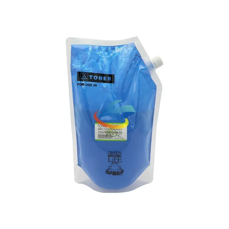 1PCS 1KG C2503 Color Toner Powder for Ricoh MPC 2003 2503 3503 C2003 C2503 C3503 C4503 C5503 C6003 Copier Spare Parts