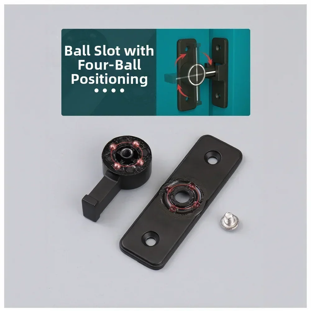 90 Degree Heavy Duty Gate Latches Flip Latch Safety Door Bolt Latch Lock Barn Sliding Door Latch Lock For Garden Bathroom