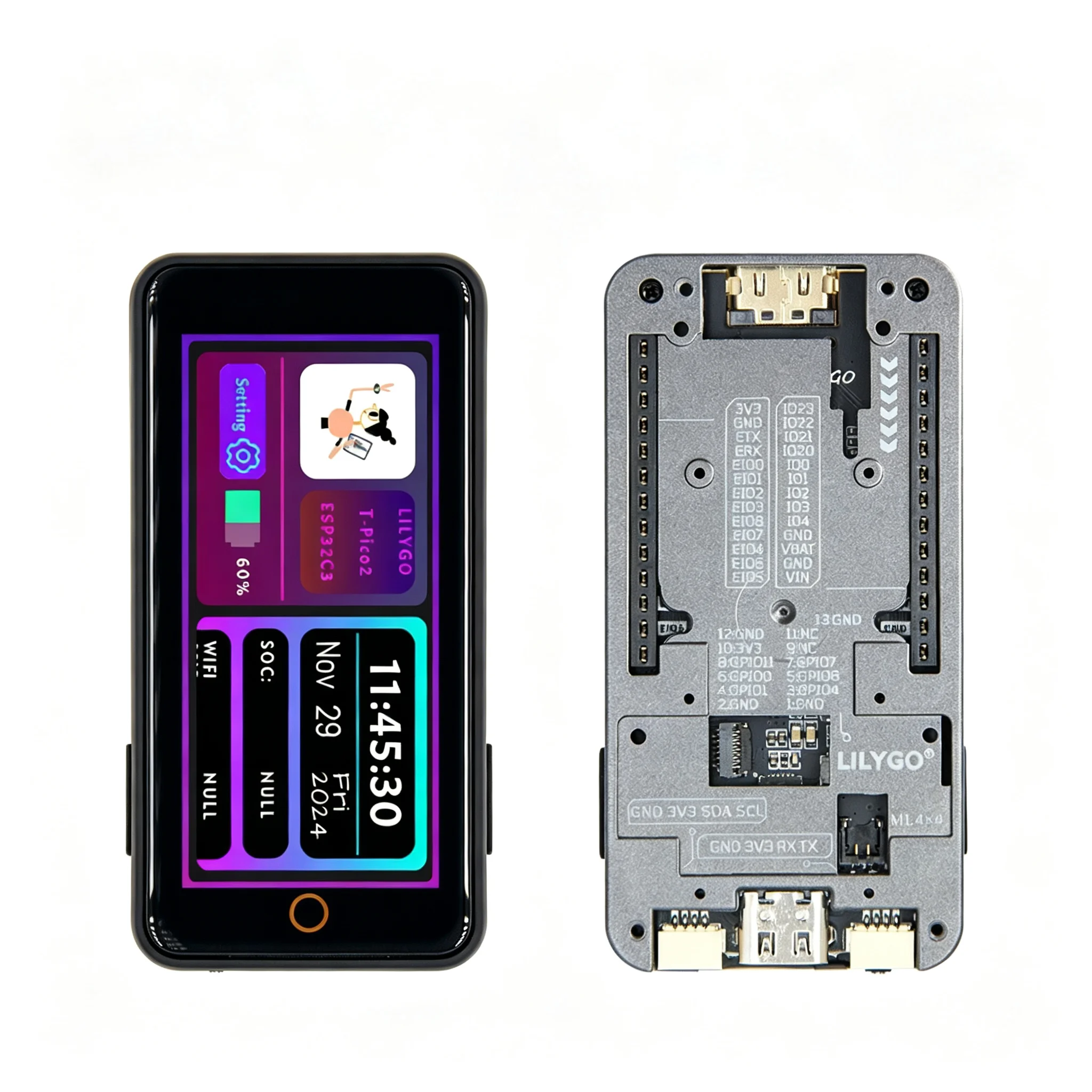 LILYGO T-Pico2350 ESP32-C6 RP2350 Dual Chip Developmemnt Board 2.33
