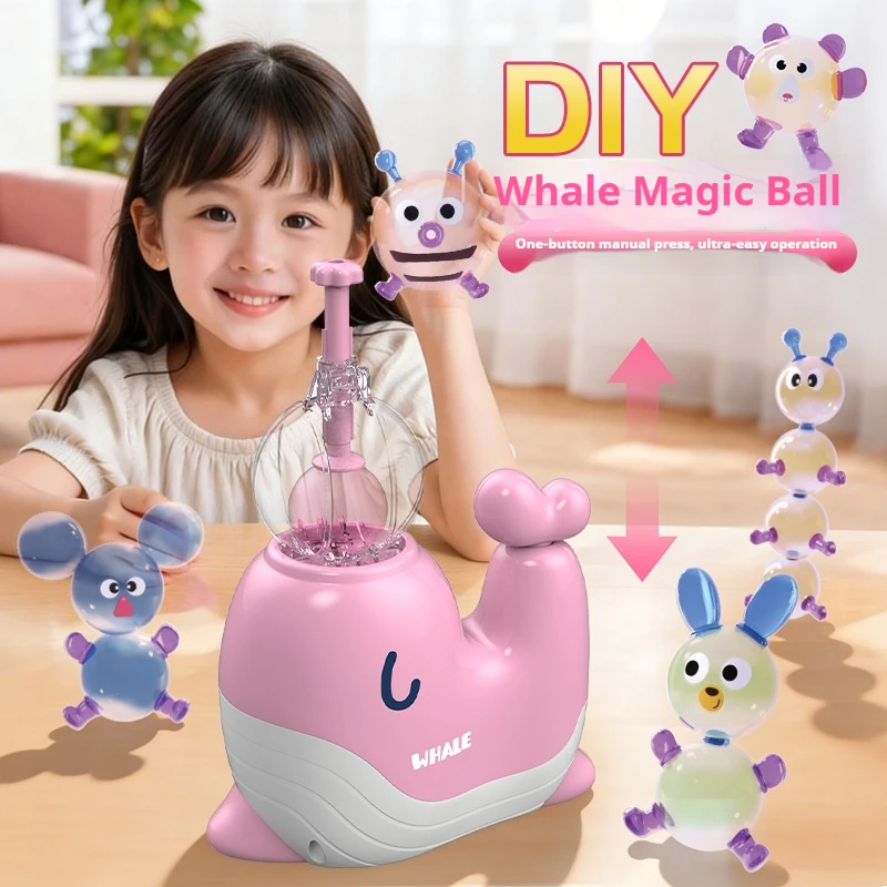 stress-relief-bouncy-ball-maker-diy-whale-magic-ball-inflator-pump-sensory-fidget-toy-kids-handmade-educational-gift-party