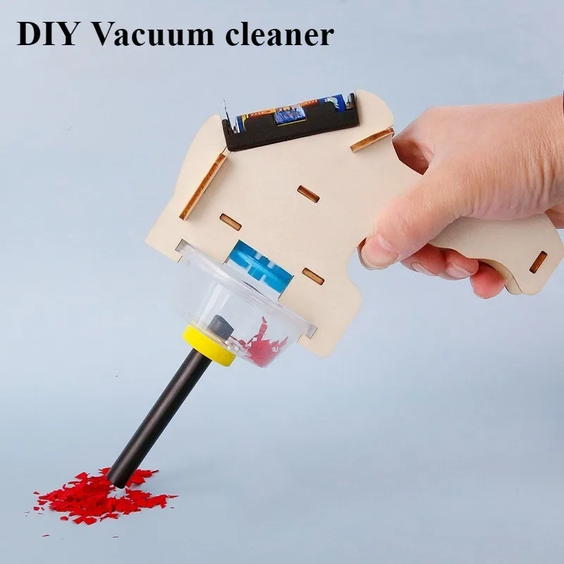 Modèles d'expériences scientifiques et éducatives pour enfants, jouets d'assemblage de aspirateur à monter soi-même pour enfants, cadeaux DIY pour enfants