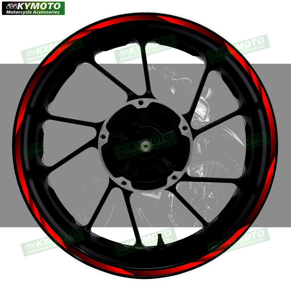 

For ZX-10R ZX10R motorcycle accessories 17 inch front and rear wheel decals fairing wheel modified reflective stripe stickers