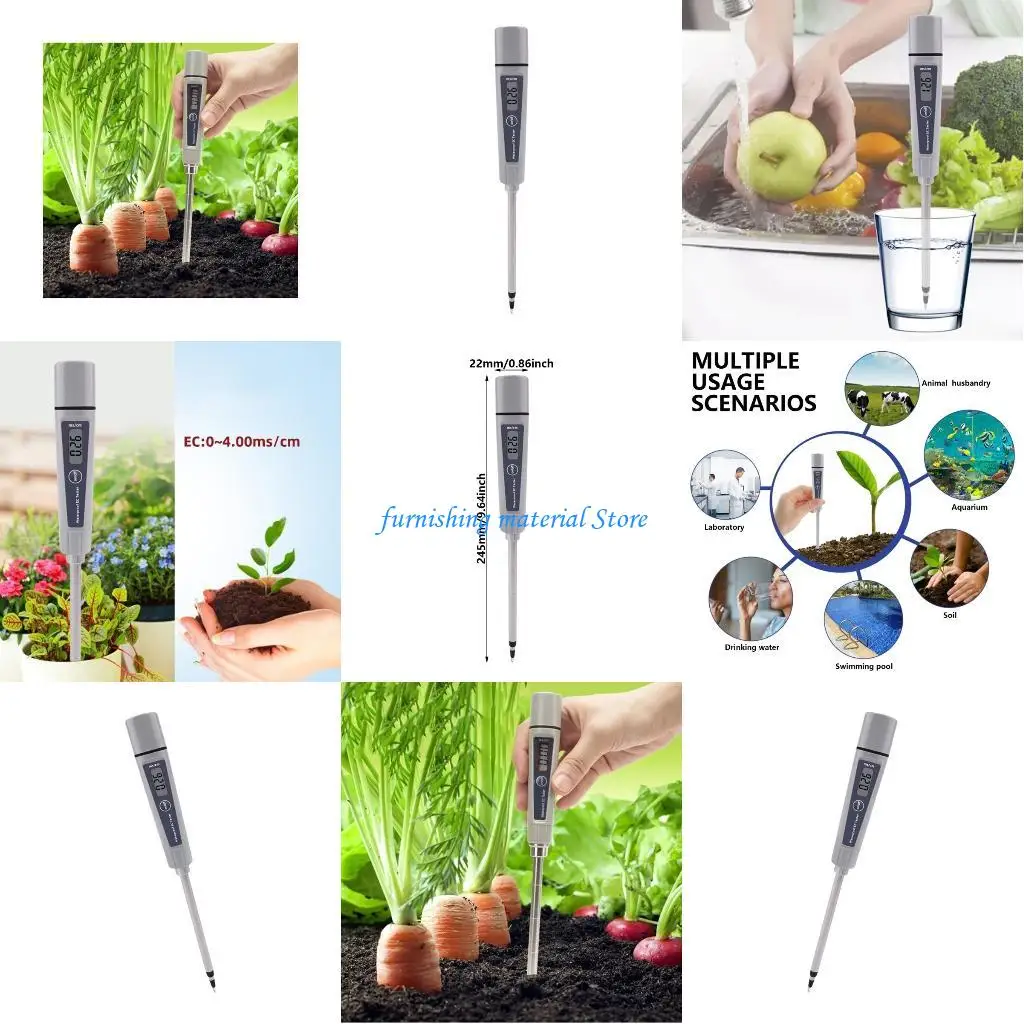 

Y5GD Easy to Carry Garden Soil Acidity Tester Gauge Perfect for Home Gardeners Accurate and Reliable Result Without Batteries