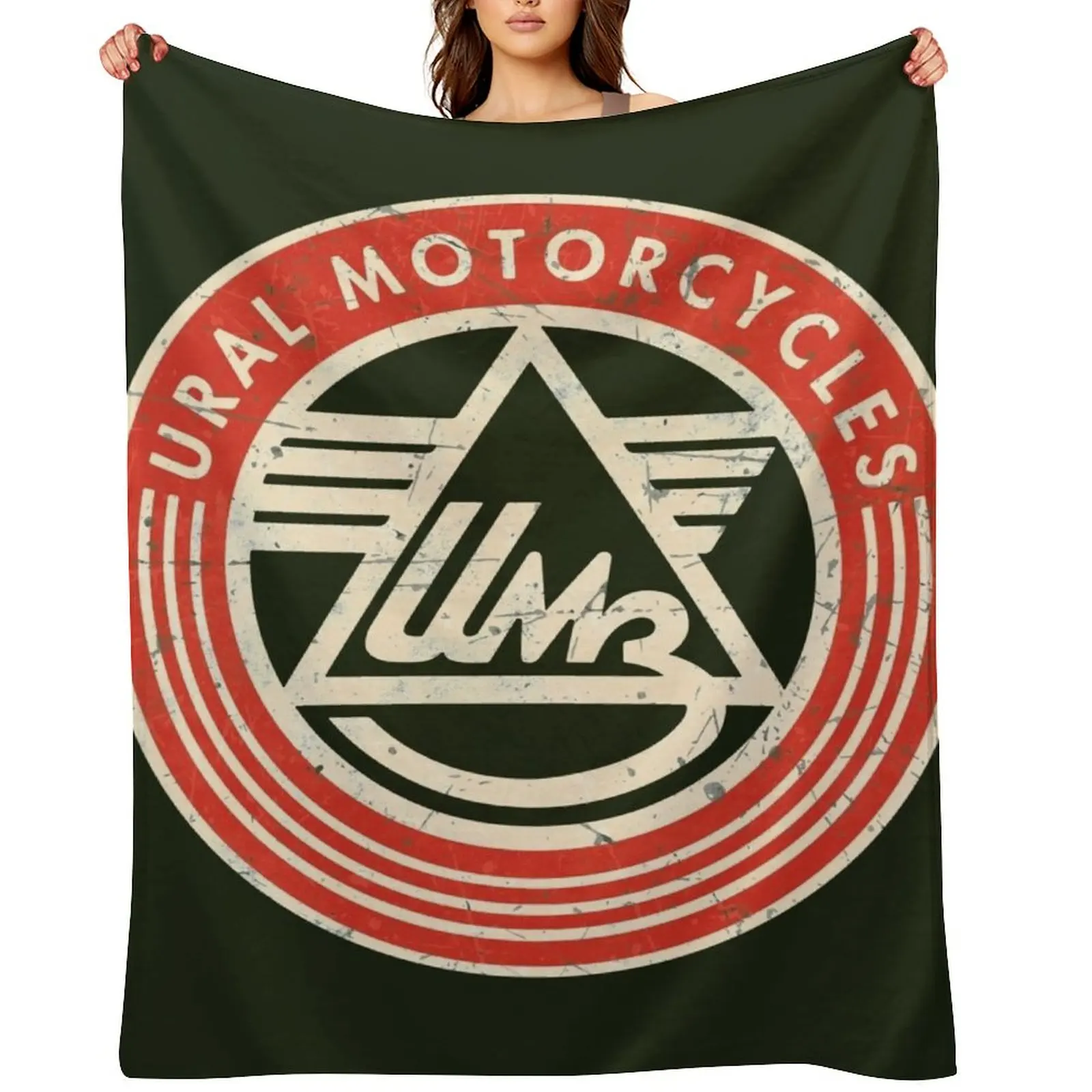 

Ural Motorcycles Vintage Throw Blanket blankets ands Decorative Sofas Luxury Throw halloween Blankets