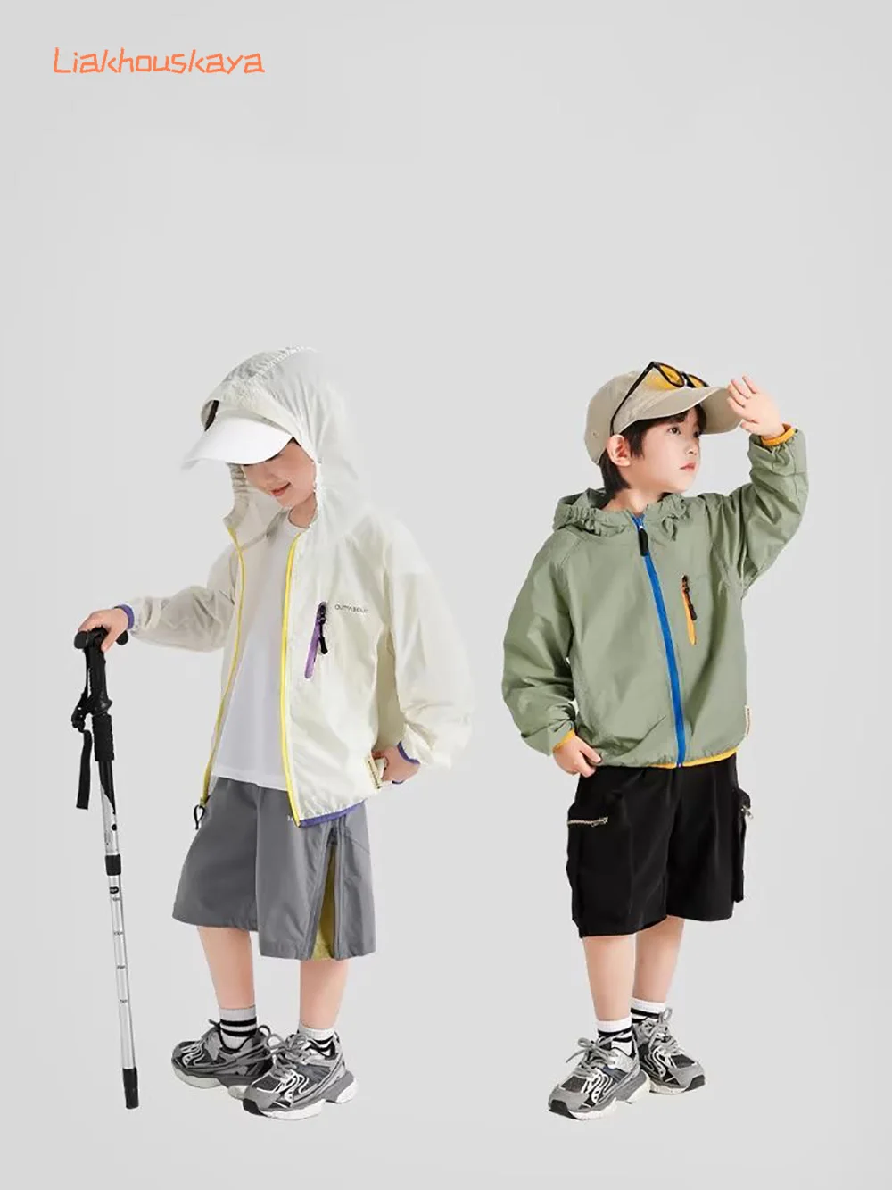 2026 New Kids UPF50+ Sun Protection Jacket 2-12Y Boys Girls Thin Breathable Skin Coat Summer Casual UV Protective Outerwear