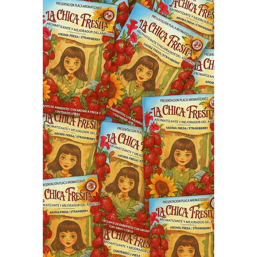 قطع الفراولة لا تشيكا فريسيتا معطرات الهواء أروميزانتي فريسا #2