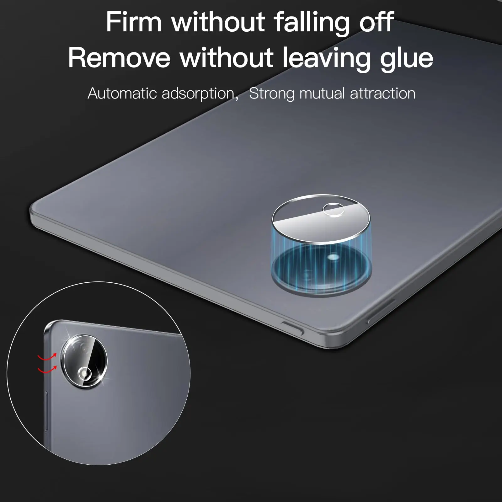 Tempered Glass for 8.7 Inch Xiaomi Redmi Pad SE ( 4G WIFI ) 2024 with Camera Film, Anti-Scratch Screen Protector Protective Film