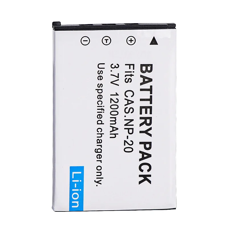 Baterai CNP20 1200MAh untuk Baterai Kamera Casio NP-20 EX-Z70 Z75 S500 S720 S880 Z60 S2 S3