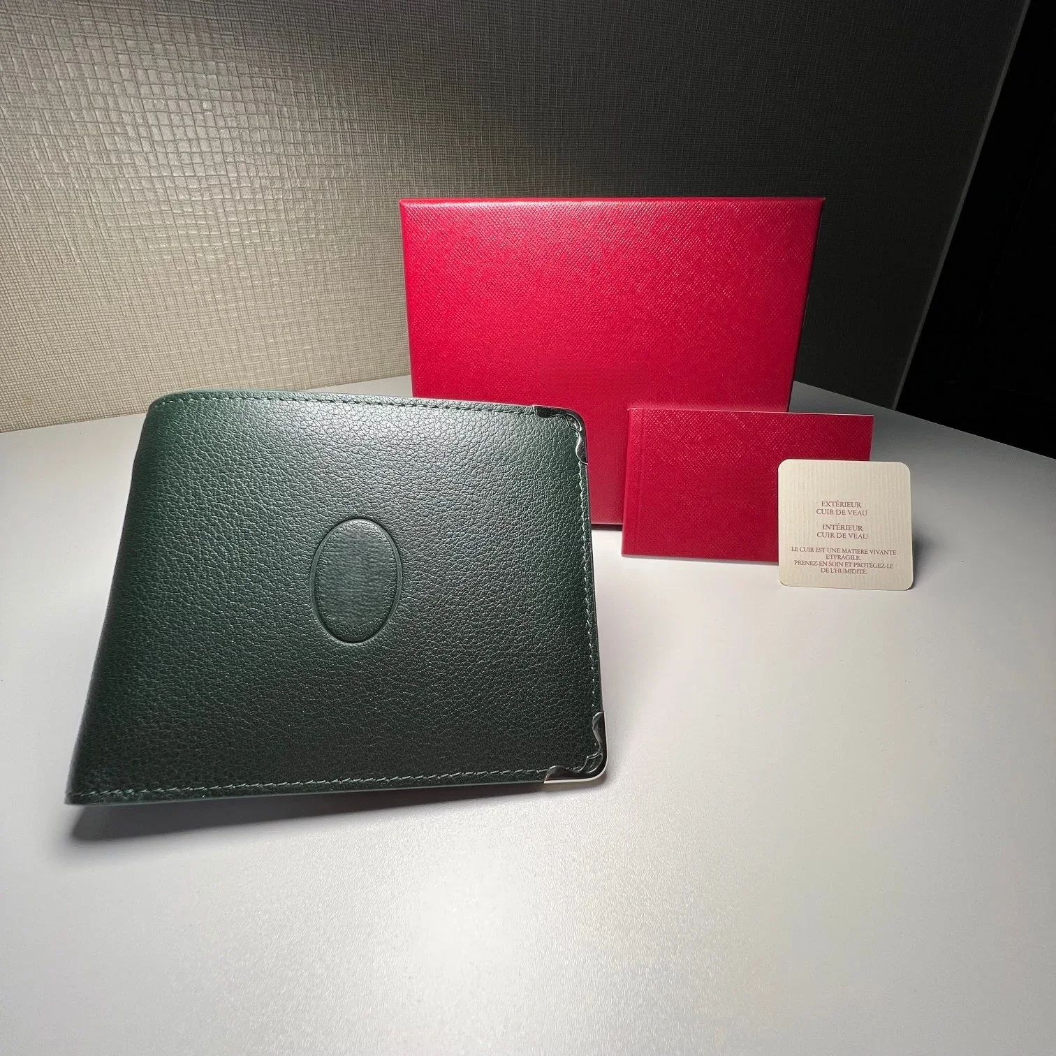 Portefeuilles en cuir de veau de marque de luxe, Mini pochette unisexe faite à la main, pinces à billets, porte-cartes de visite, porte-monnaie, cadeaux de vacances