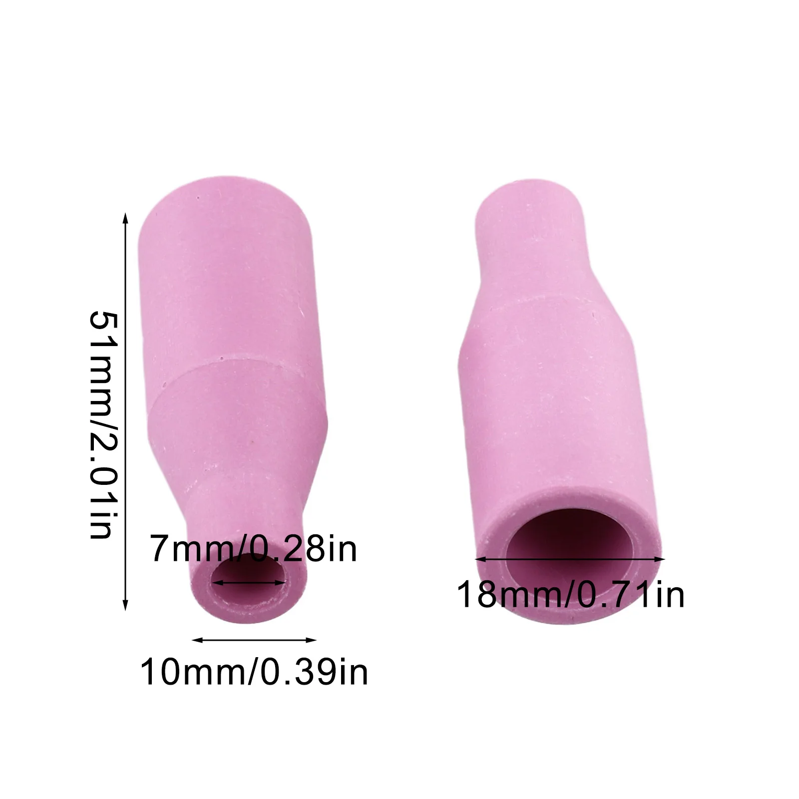 Replacement Ceramic Nozzles for For Mig For MAG Welding Torches Compatible with AK14 MB14 AK15 MB15 and For 15AK Units
