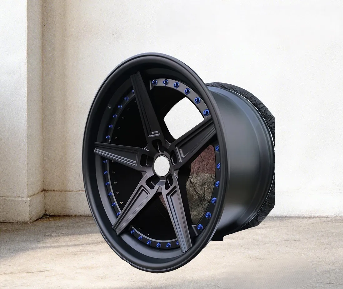High-strength forged aluminum alloy wheels for off-road vehicles and 4x4 light trucks