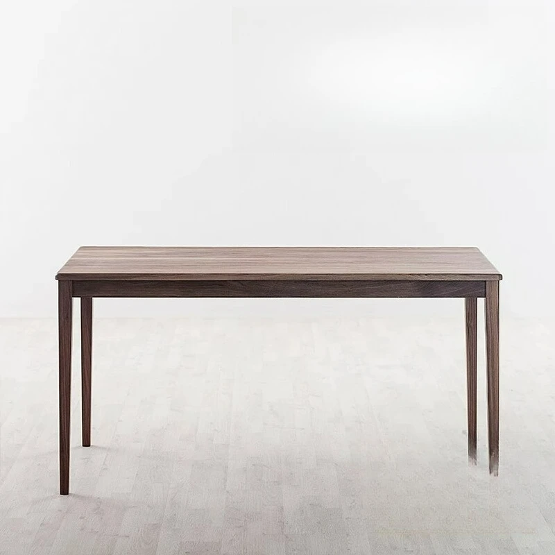 LTT solid wood home dining table Nordic modern rectangular simple small apartment desk