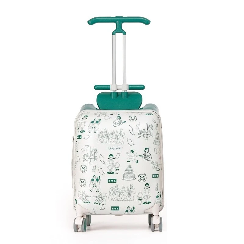 24-Inch large-capacity children can sit and ride gift suitcase