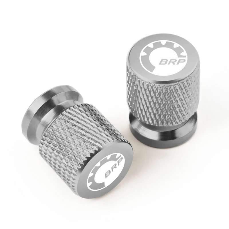 2PCS NEW For Can-am BRP Tire Decorative Motorcycle Accessories Tire Valve Caps Wheel Tyre Cover CNC Aluminum Alloy image 4
