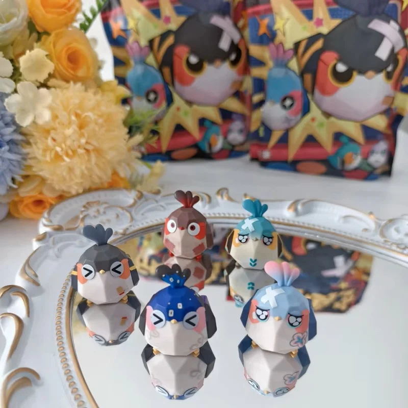 Genuíno honkai: star rail origami série de pássaros caixa cega caixa misteriosa anime periférico bonito origami pássaro brinquedo presentes surpresa