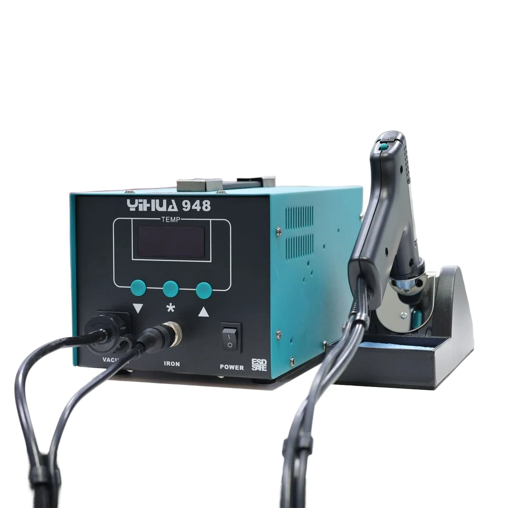 

YIHUA 948 ESD Safe Desoldering Station 90W | Built | Built-in Vacuum Pump | For IC Chips, LCD Repair