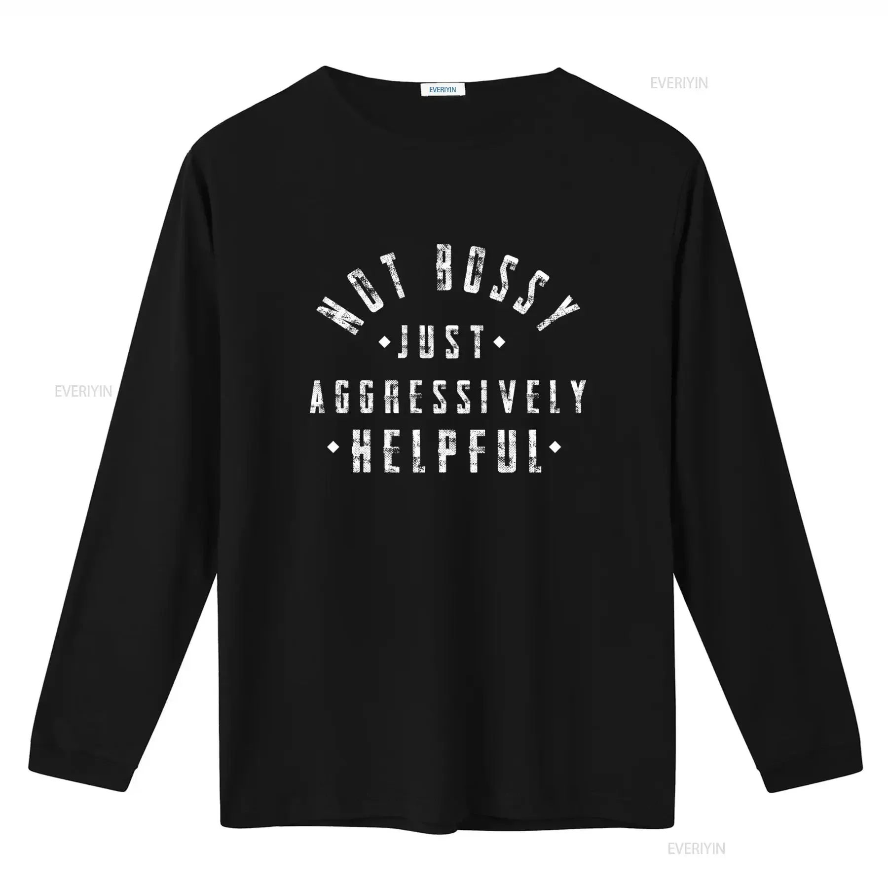 Not Bossy Just Aggressively Helpful T Shirt Cute Mom Funny Teacher Sarcastic Saying for Mothers Day vintage Washed Stylish
