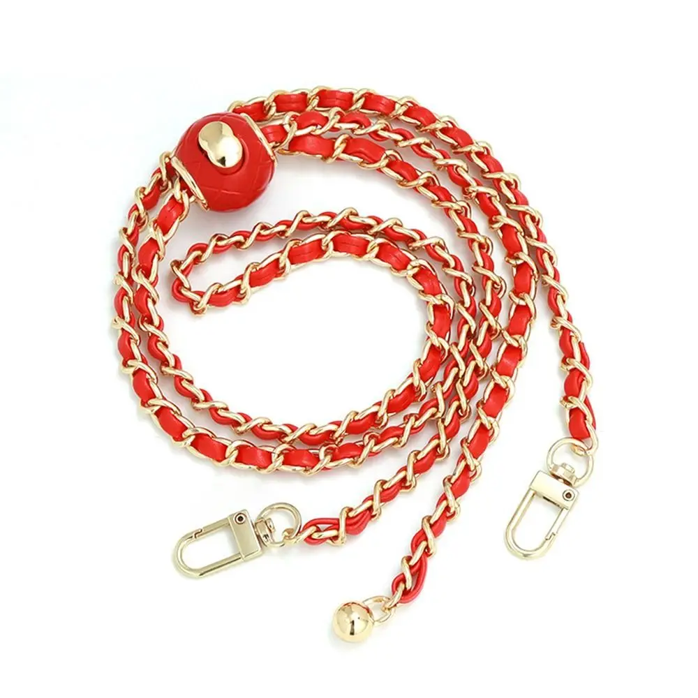 New Golden Balls Chain Replacement Shoulder Strap Non-fading Chain Adjustable Length Strap Bag Chain High-end Shoulder Strap