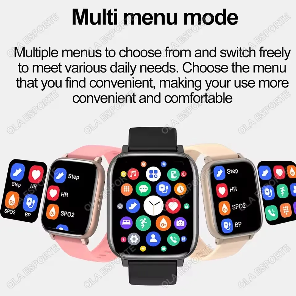 Mulheres smartwatch 2.01 polegada tela amoled bluetooth chamada saúde relógio inteligente durante todo o dia monitoramento de freqüência cardíaca relógios esportivos masculinos ip68