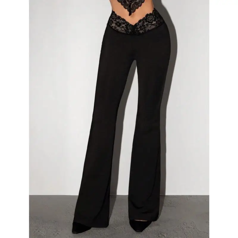 

Сексуальные брюки-колокольчики с супер низкой талией 99842, мужские брюки Carison с поясом в стиле ретро, Ciwalk, девять очков, полиэстер