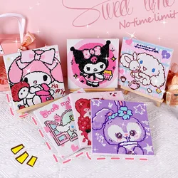 New Children'S Full Diamond Painting Set Table Handmade Fun Diy Kuromi Cartoon Diamond Sticker With Frame