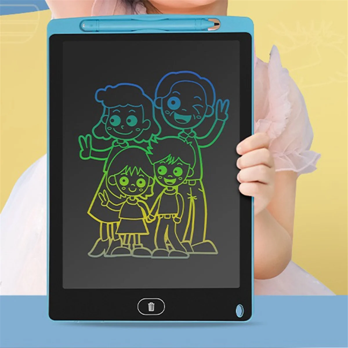 A10Z-12-Inch Children's LCD Handwriting Board Color Handwriting LCD Electronic Light Writing Graffiti Drawing