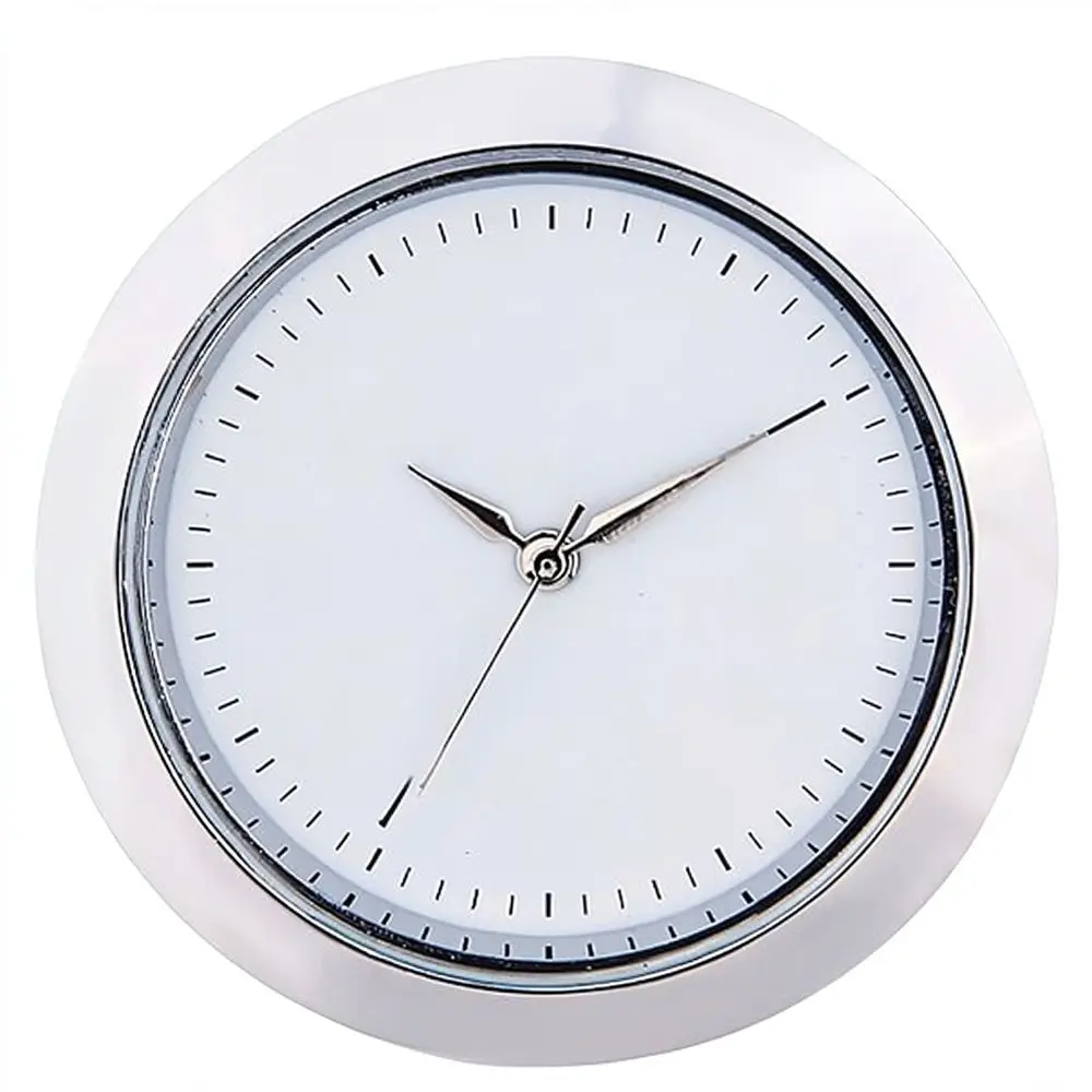 Alloy Clock Insert 36mm Quartz Movement Minimalist Style Decorative Face For DIY Craft Projects Replacement Parts