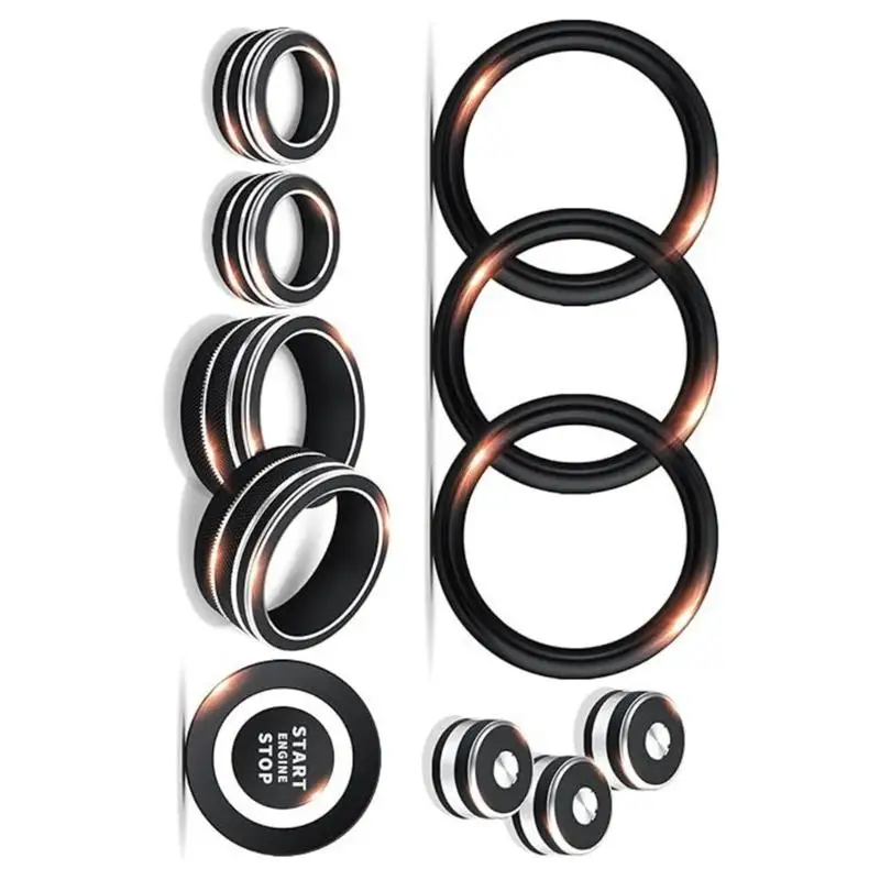

02DE 12PCS Modern Interior Decoration For Select Model Includes Knob And Vent Covers Easy Installation