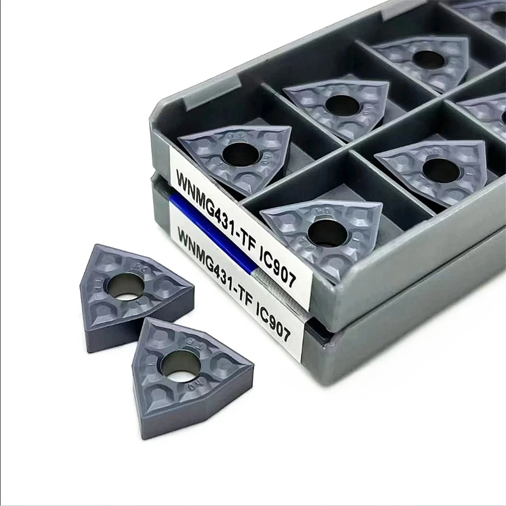 WNMG080408 TF IC907 /IC908 Carbide Insert External Turning Tool high quality Turning inserts CNC Metal lathe cutting tool