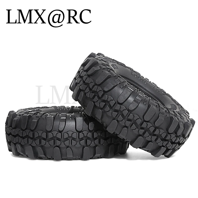 4PCS 108mm 1.9" Rubber Tire Wheel Tyre for 1/10 RC Crawler Car Axial SCX10 II III 90046 Traxxas TRX4 RC4WD D90 Redcat MST