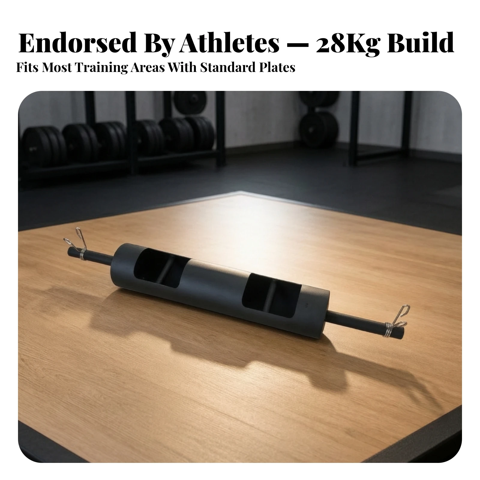 Black Steel Straight Barbell Sturdy Barbell with Spring Collars 1.8m Steel Weight Bar Versatile Fitness Equipment Comfortable