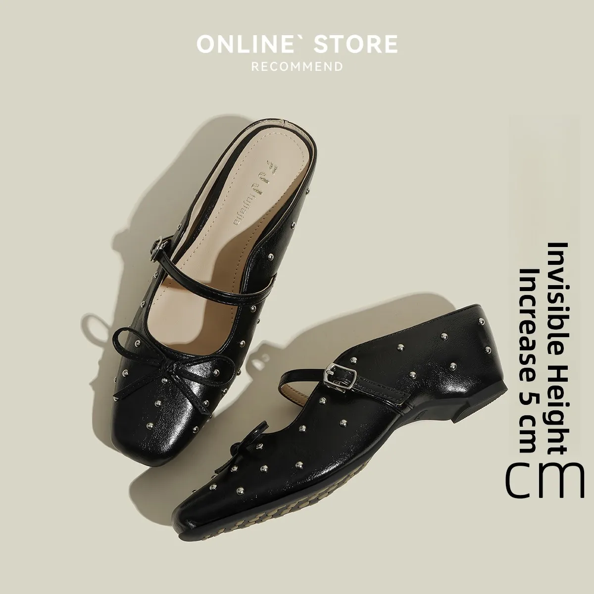 black-rivet-head-women's-summer-sandals-high-heel-5cm-small-size-cool-sandals-versatile-half-sandals-comfortable-breathable