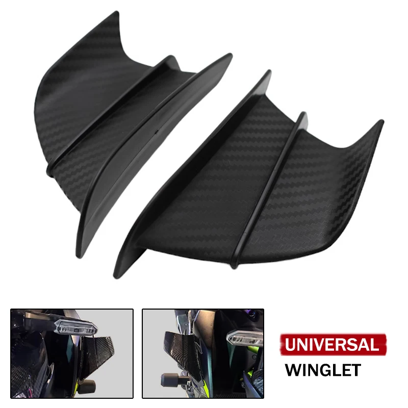 Universal Motorcycle Spoiler Wing Aerodynamic Winglet For Suzuki GSXR 600 750 For BMW S1000R For Kawasaki For DUCATI