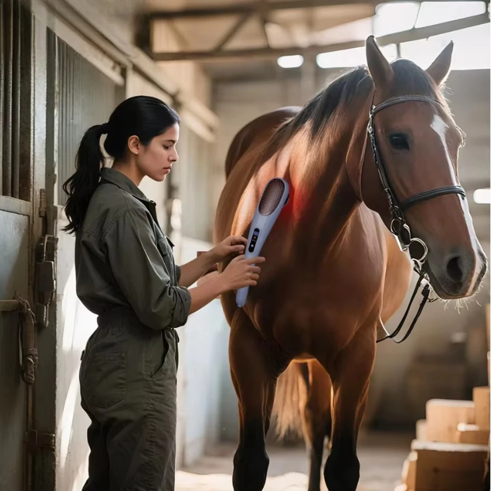 

Portable Handheld Red Light Therapy Instrument for Pet Dogs and Horses Veterinary Tool for Wound Healing