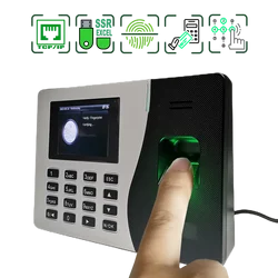 ZKTime 5.0 Tcp/Ip Fingerprint Time and Attendance System Smart Office SSR Employee Clock Recording Machine