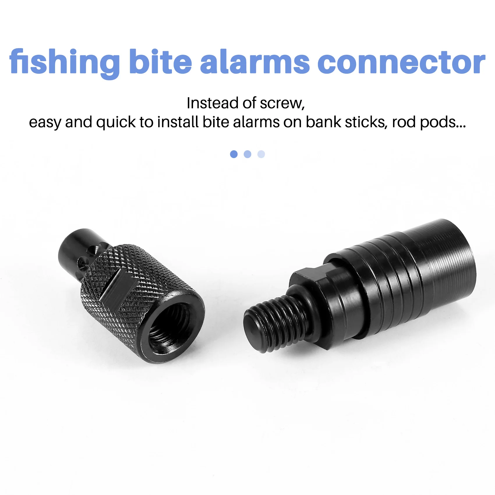 A3#(Upgraded) 238F Carp Fishing Accessories Rod Pod Connector Quick Change Connector Easy To Install To Bank Stick Rod Pod Bite