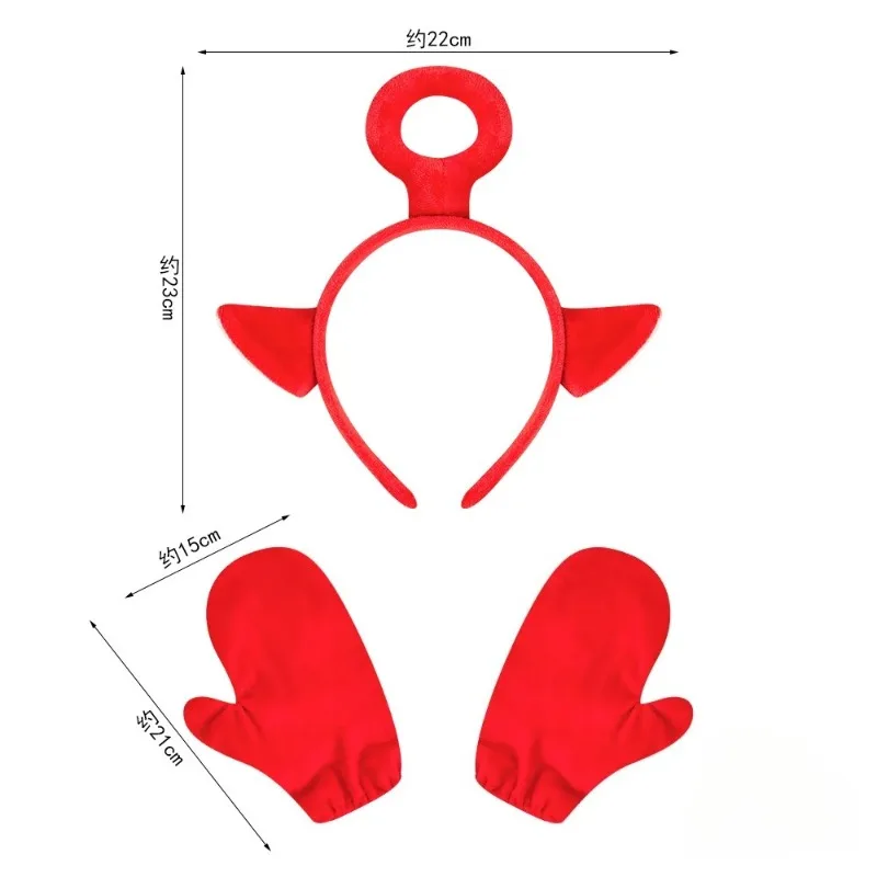 Diademas y Guantes de la Serie Teletubbies, Novedad, Lindos y Creativos, Disfraces de Dibujos Animados, Artículos para Fiestas de Cumpleaños, Regalos de Cumpleaños