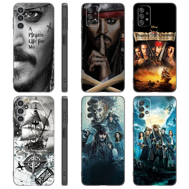 Pirates of the C-Caribbean Case For Samsung A13 A24 A32 4G A23 A34 A35 A52S A53 A54 A55 A73 5G A12 A14 A15 A31 A33 A50 A51 A72