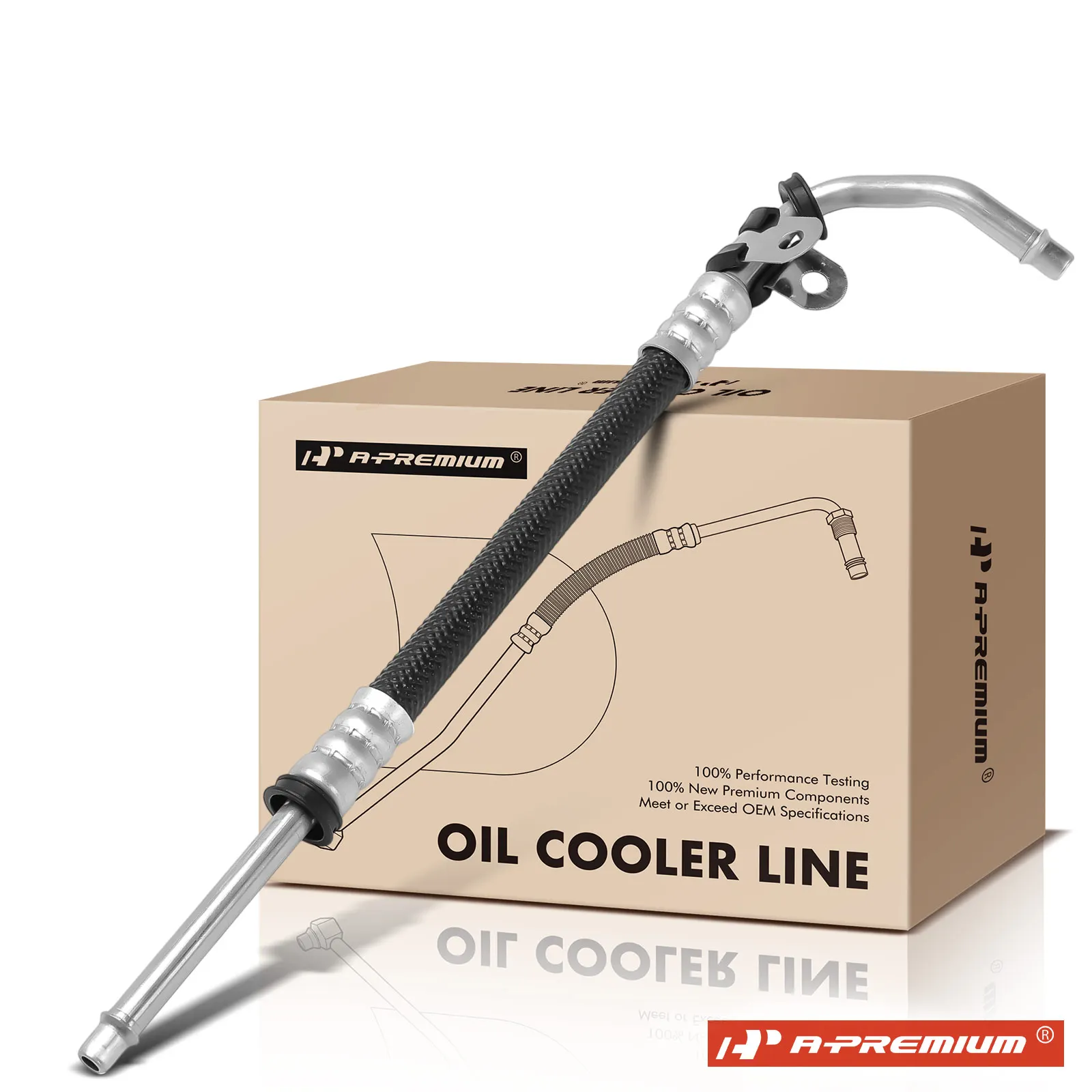 A-Premium Automatic Transmission Oil Cooler Hose for Buick Lucerne 2006-2011 Cadillac DTS 2006-2011