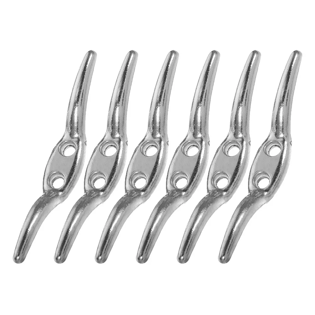 6Pcs Metal Blind Cord Cleats Heavy Duty Rope Safety Cleats for Window Roller Roman Vertical Blinds Accessories
