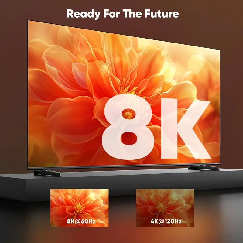 Cavo porta display ad altissima definizione 1.4, elettrico 8K DP (8K@60Hz, 4K@144Hz, 2K@240Hz) HBR3 supporta 32,4 Gbps, HDCP 2.2,