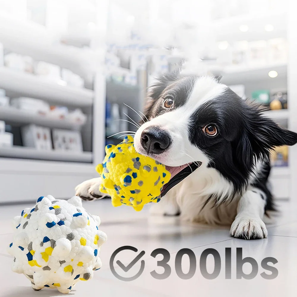 ETPU Spiky Dog Ball Ultra Light High Elasticity Floating On Water Durable Bite Resistant Easy Clean Pet Chew Toy For Dogs