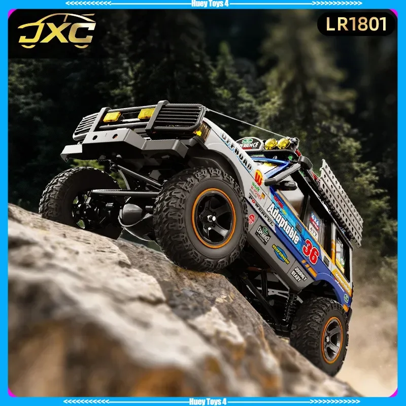 Nuovo Jingxiaochuang 1:18 Lr1801 Scala Completa Rc Modello di Auto a Quattro Ruote motrici Simulazione Arrampicata Fuoristrada Auto di Controllo Remoto Giocattolo Regalo