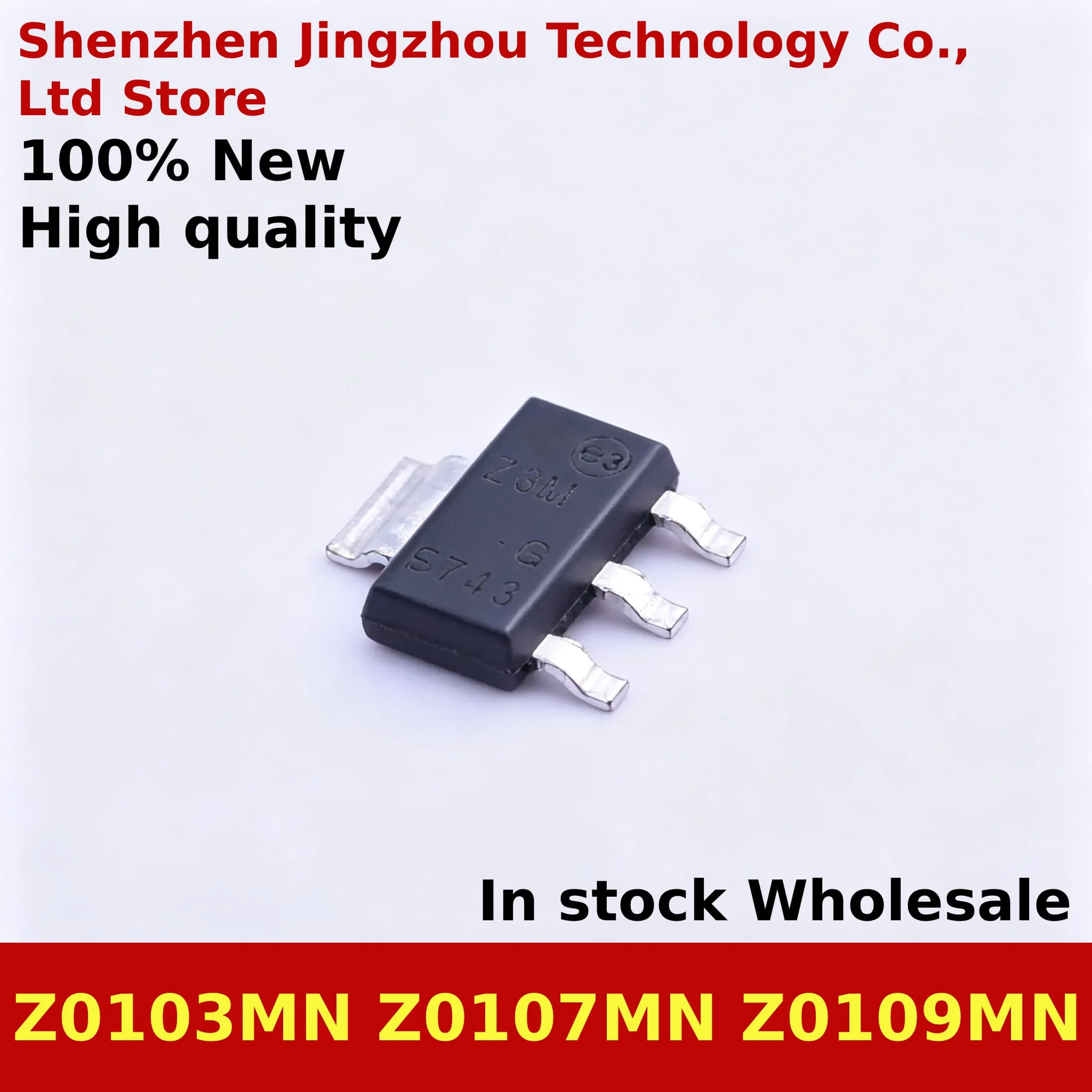(25PCS) 100% New Z0107MN Z0103MN Z0109MN 07M 03M 09M Z7M Z3M Z9M SOT-223 Triac Thyristor Chip In Stock