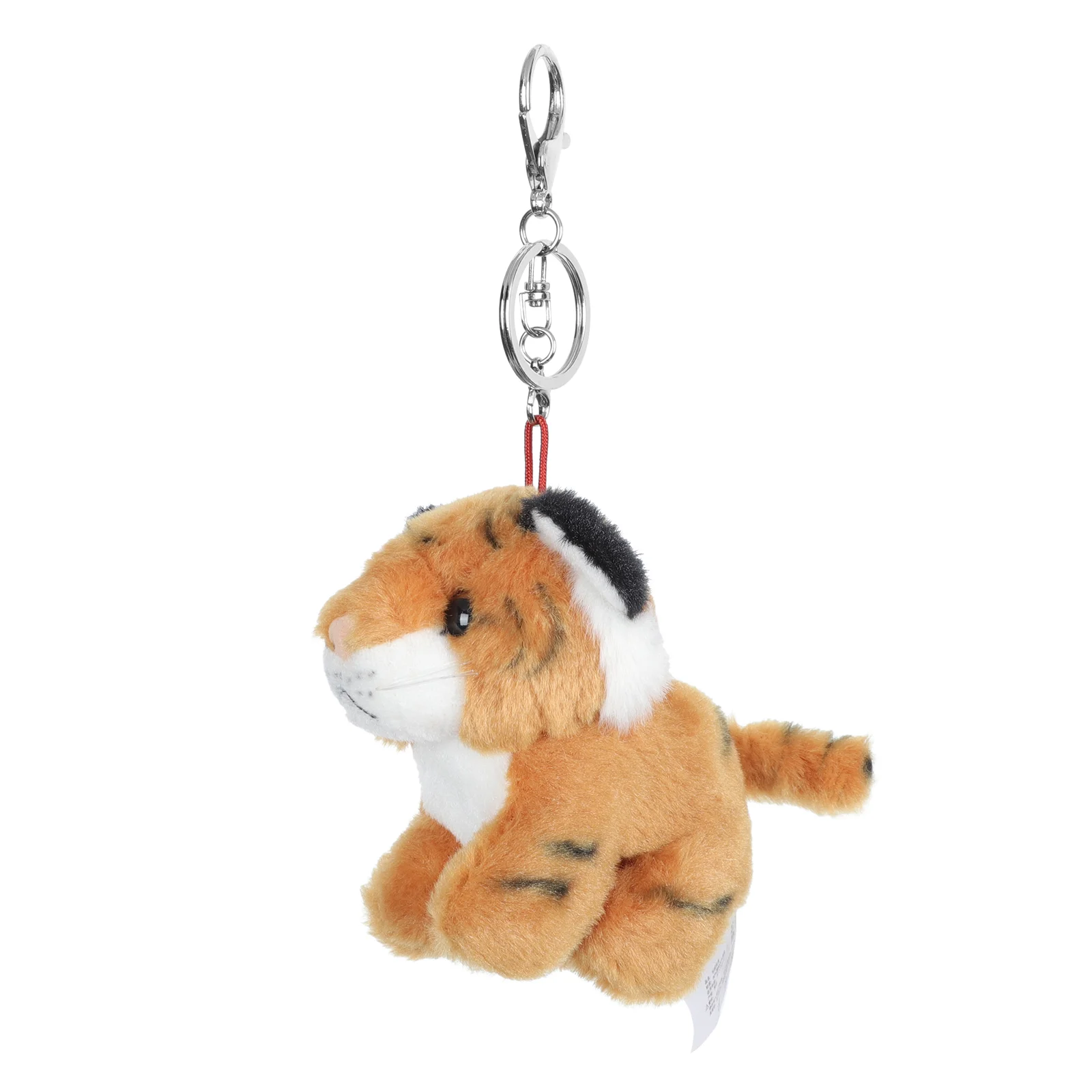 

Pendant Tiger Keychain Student Mini Wallet for Woman Toys Plush Keyring Animal 1100X1000X700CM Pp Cotton Stuffed DIY Decor