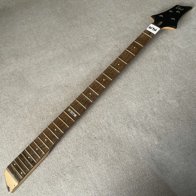 IN986 oryginalna LTD B-50 4-strunowa gitara elektryczna szyjka basowa 24 progi prawa ręka klon + palisander DIY część farby uszkodzenia