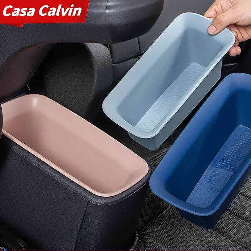 For BYD Seagull Car Rear Storage Box Layered Waterproof Dust-proof Refit Trash Box Interior Supplies Modified Auto Accessories