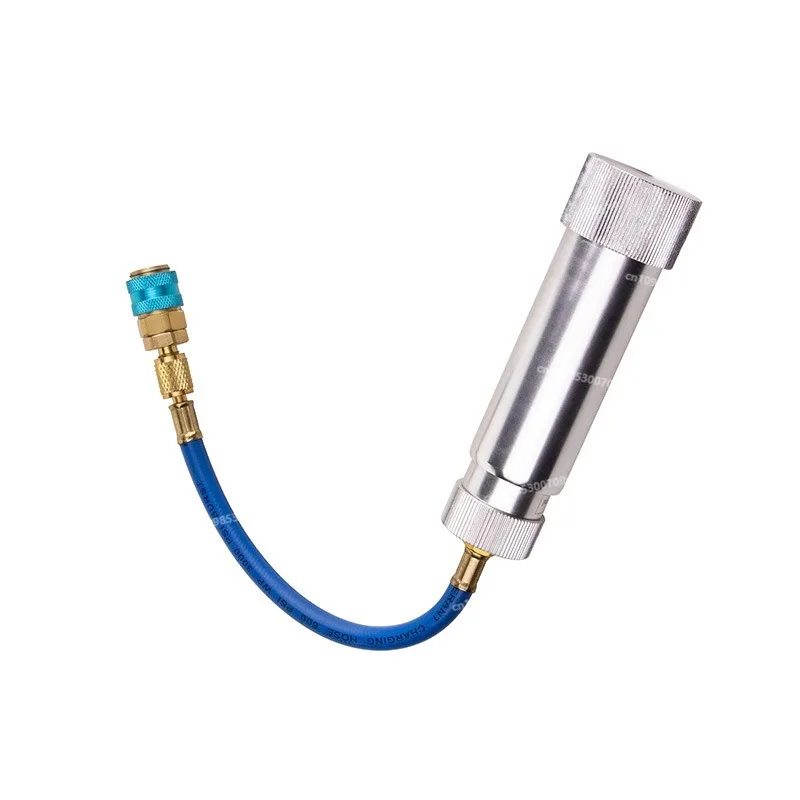 For Refrigerated Oil Filling Cylinder, Hand Pressure Filling Device, Automotive Air Conditioner Fluoride Tool 2OZ/60ml